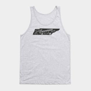 State of Tennessee Graphic Tee Tank Top